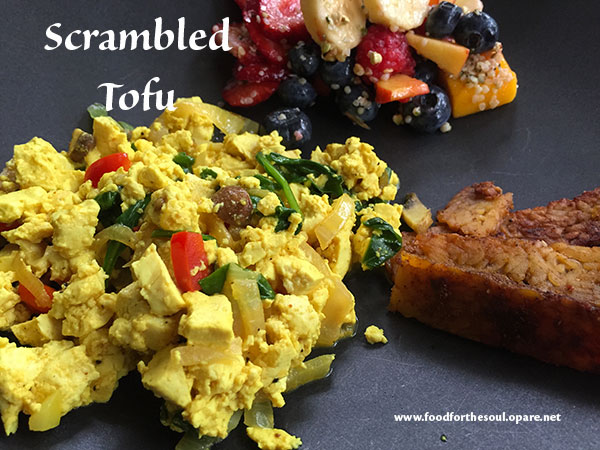 scrambled tofu